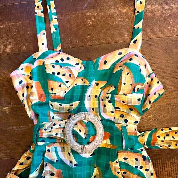 Farm Rio Banana Foliage Dress - Picture 4 of 5